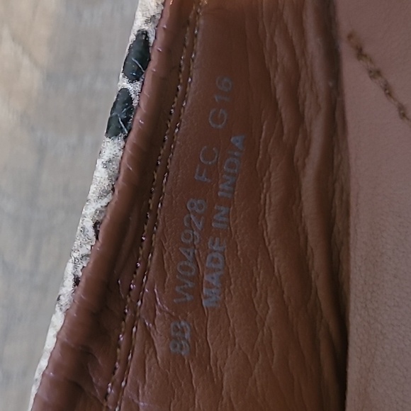 Cole Haan Snakeskin Ballerina Slippers size 8b - Picture 9 of 9